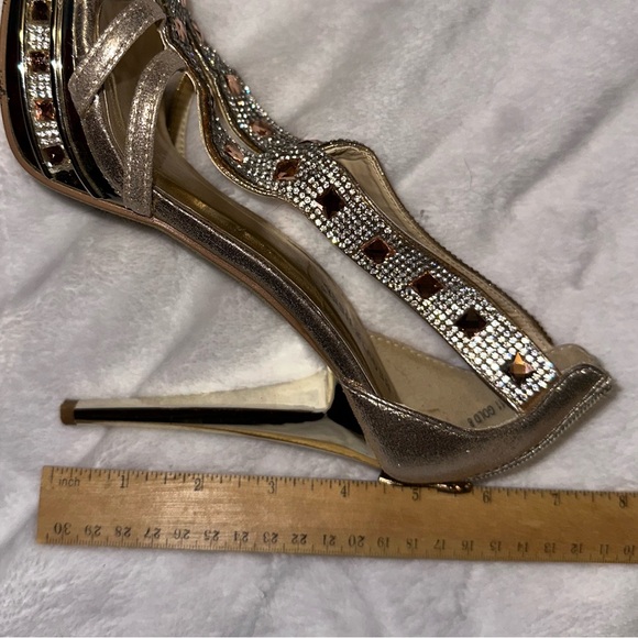 Glamorous Rhinestone Embellished Heels - Picture 2 of 5